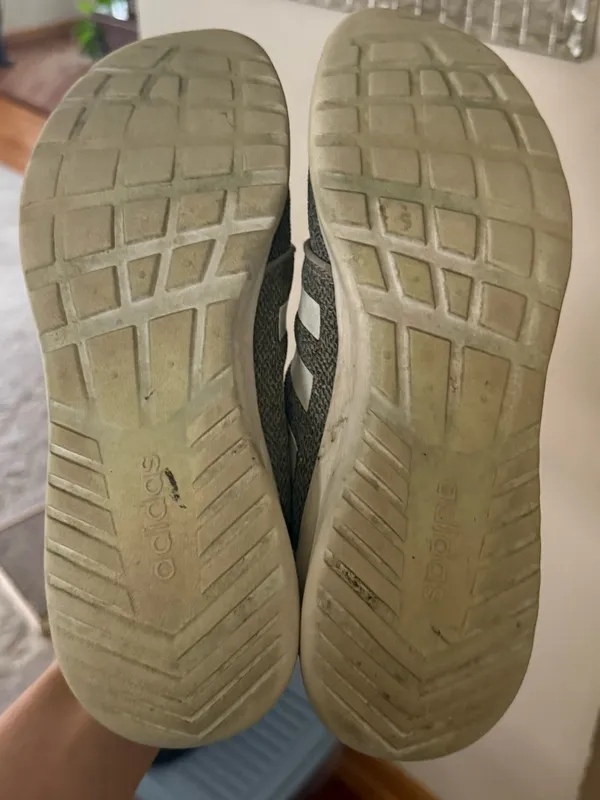 adidas Women's Athletic Sneakers in Gray and White - Image 2
