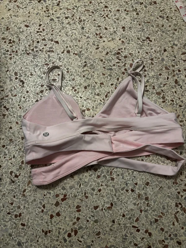 Lululemon Still Now Bra, most likely in the color Strawberry Milksha - Image 5