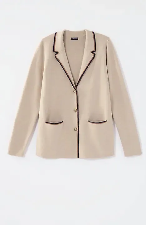 NWT $ 129 j.jill Woman’s Wearever Double-Knit Sweater-Jacket, Sz S - Image 2