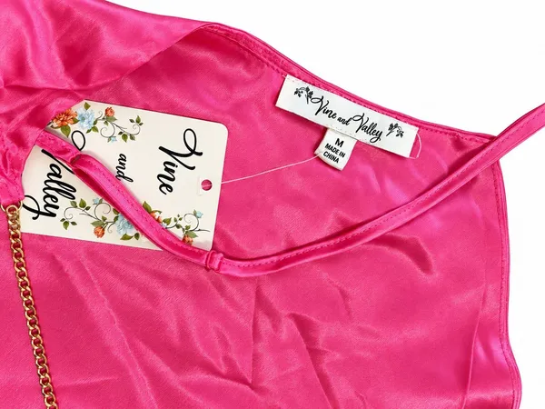 Vine and Valley Hot Pink Satin Corset Cami Top – Size M - Image 3