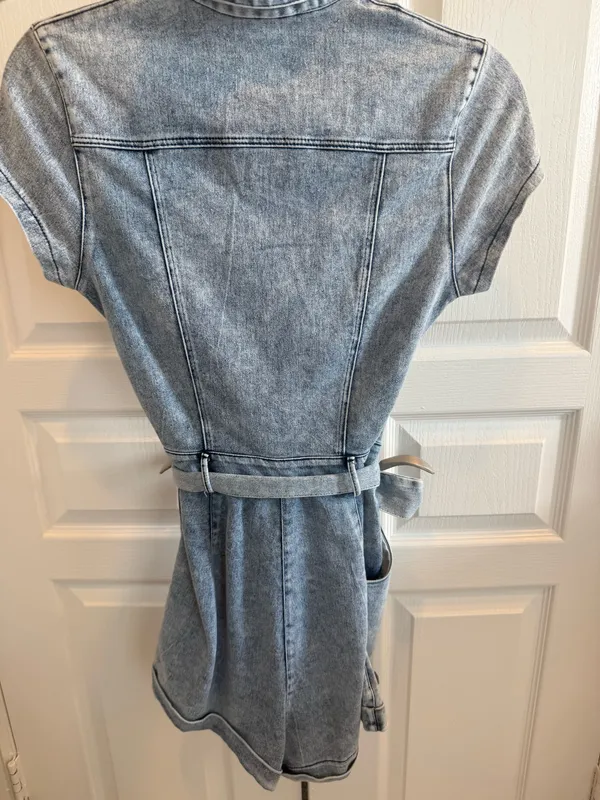 Denim Romper These Three Boutique - Image 2