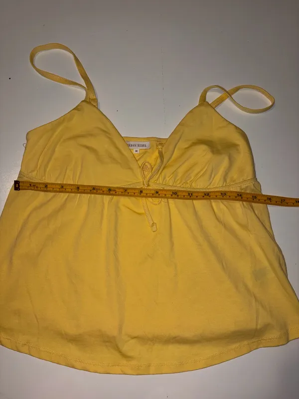 Urban Rebel Tank Top Yellow Size M - Image 5
