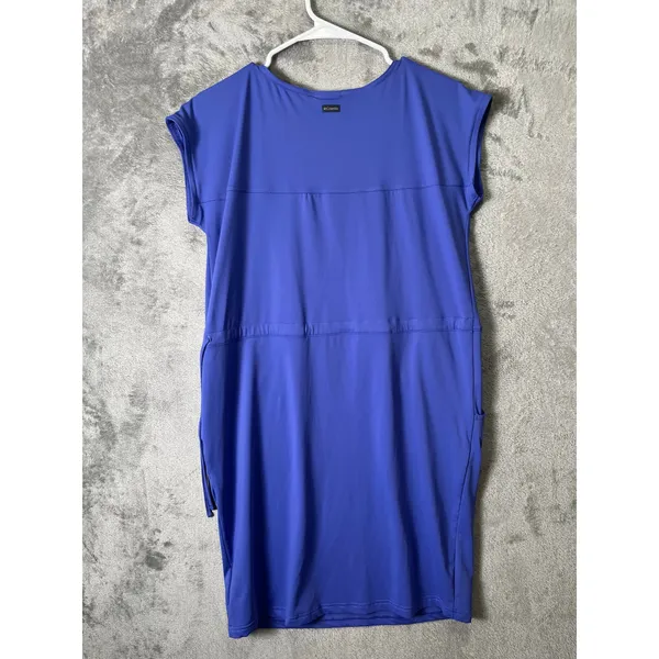 Columbia Blue‎ Active Dress Sleeveless Stretch Casual Sporty Pocket Gorpcore SM - Image 4