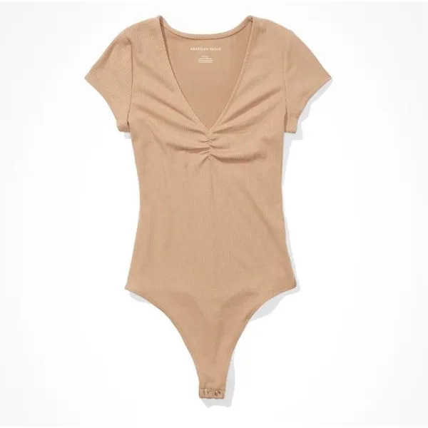 American Eagle ✨ V-Neck Cinch Front Bodysuit✨ - Image 4