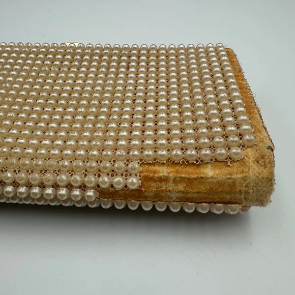 Vintage JR‎ Made in USA Beaded Clutch Purse Evening Bag Elegant Party - Image 2
