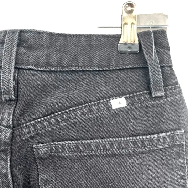 Aritzia Sunday‎ Best Zola Mom Jeans High-Waisted Tapered Denim Black Size 00 - Image 5