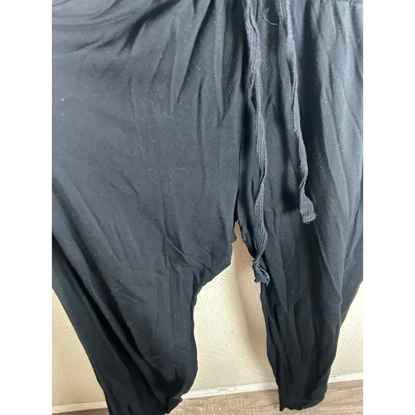 Aerie Size Small Jumpsuit Black Sleeveless Loungewear Comfy Athleisure Lounge - Image 5