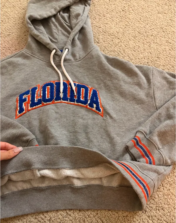 Florida cropped sweatshirt Gray Size M - Image 2