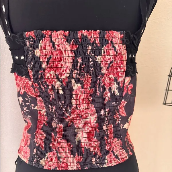 Free People x REVOLVE Belle Floral Corset Top NWT Small - Image 7