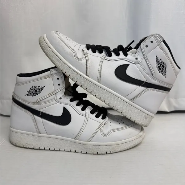 2016 Nike Air Jordan 1 Yin Yang White Black 6Y Womens 7.5 - Image 12