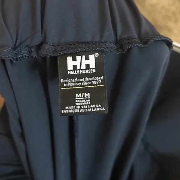 Helly Hansen Wide Leg Flowy Siren Culotte Pants Navy Blue Size Medium 34076-597 - Image 4