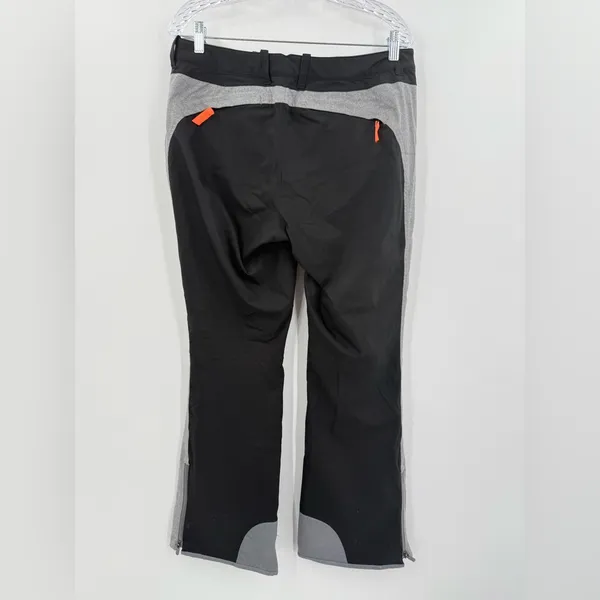 Athleta Women's Chamonix Ski Snow Lined Black/Gray Pants Size 8‎ - Image 3