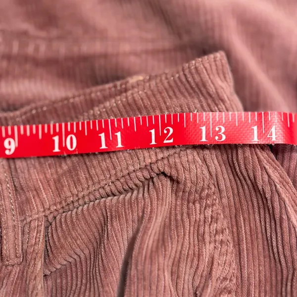 We The Free Free People Good Luck Barrel Corduroy‎ Pants Pink 24 Wide Leg EUC - Image 8