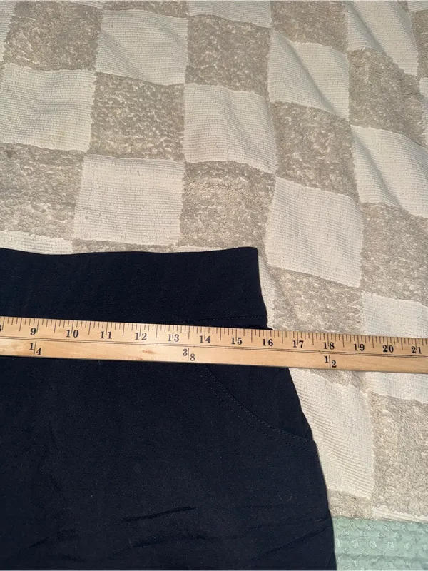 Columbia All Seasons Ruched Skort Black Activewear Skirt Size M - Image 2