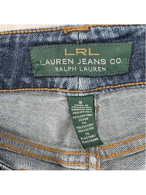 Lauren Ralph Lauren Straight Leg Women’s Jeans Classic 5 Pocket Medium Wash Sz 8 - Image 5