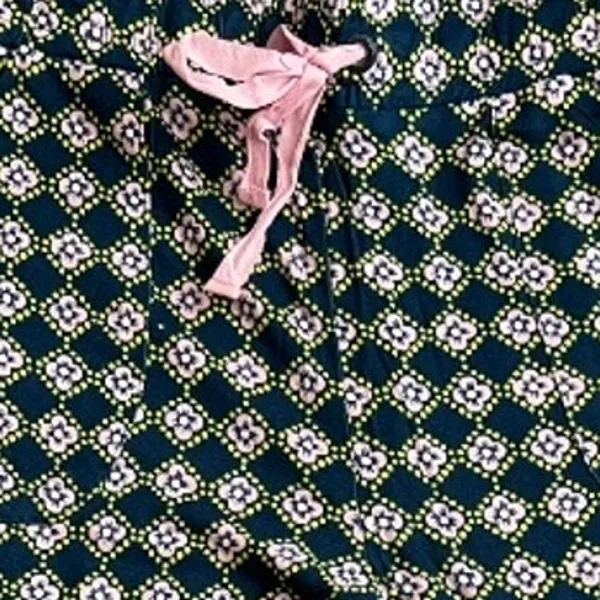 Vera Bradley Blue Kaleidoscope Medallions Print Tie Waist Pants, XL - Image 9