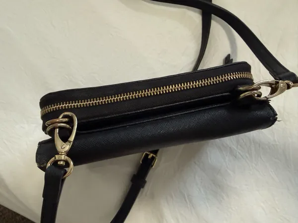 Nine West Black Crossbody Purse - Image 4