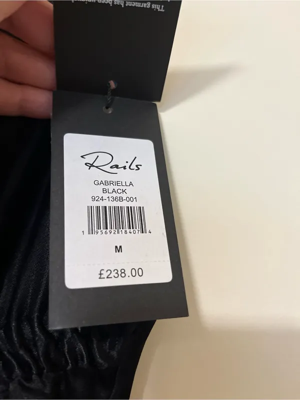 NWT Rails Gabriella Midi Dress Black M - Image 8