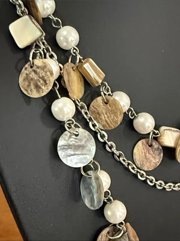 Premier Designs Coastal 3 Tier Layer  Necklace - Image 4