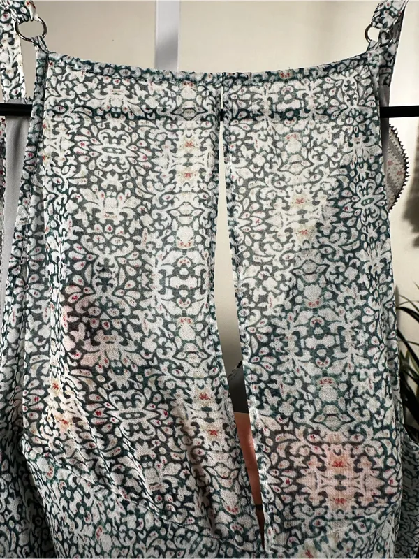 S179. Cabi Garden Party Maxi dress, floral, ruffle, boho , cottagecore - Image 3
