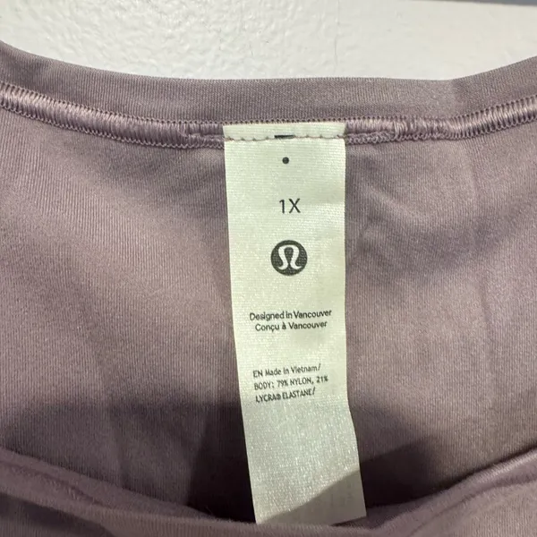 Purple Wundermost lululemon square neck‎ bodysuit - Image 2