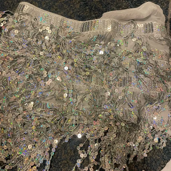 Brand new sequence skirt Silver - Image 2