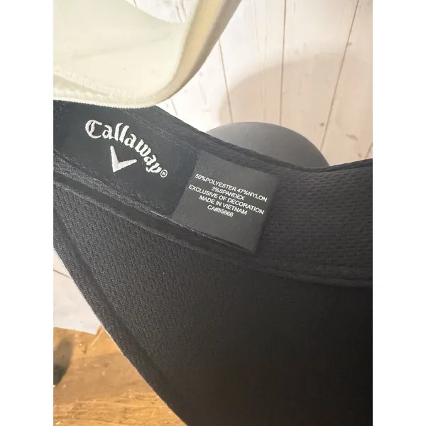 Callaway Women Sun Visor Hat Golf Adjustable Purple Floral Pickleball Tennis Euc - Image 7