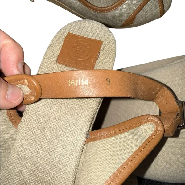 Tory Burch Majorca Platform Slingback Wedge Sandals - Size 39 - Image 6