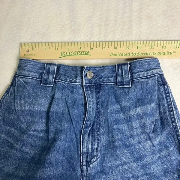 Madewell Womens Size 23 Jeans‎ Medium Wash High Rise Straight Leg Cotton Factory - Image 6