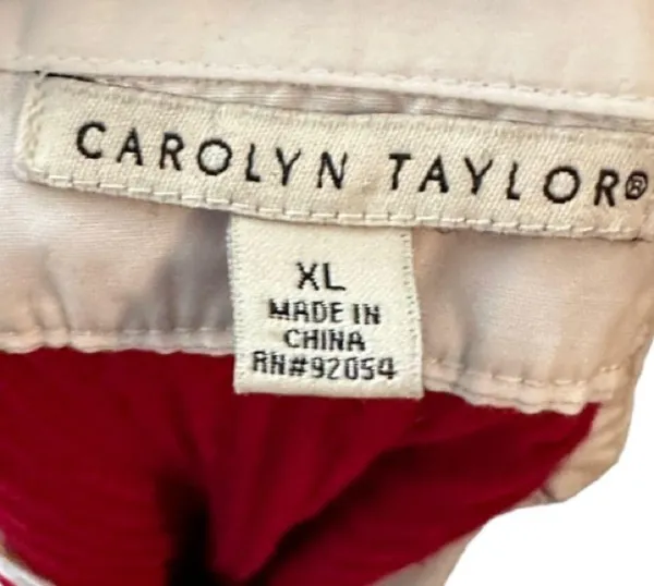 Carolyn Taylor Layered Red Sweater - Image 5