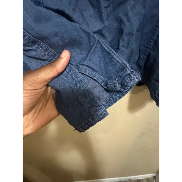 Chadwicks Women's Blue Denim Jacket Size 4 Button Front‎ Pockets Casual - Image 5