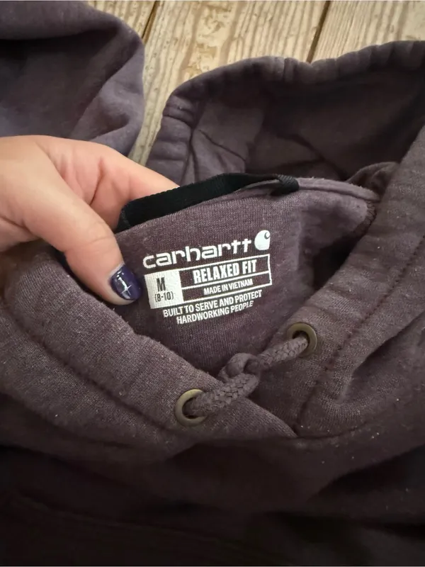 Carhartt purple hoodie size m - Image 3