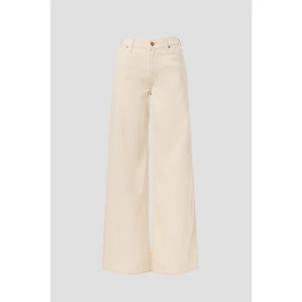 Wrangler World Wide Cream Wide Leg High Rise Western Denim Jeans Size 30x28 - Image 5