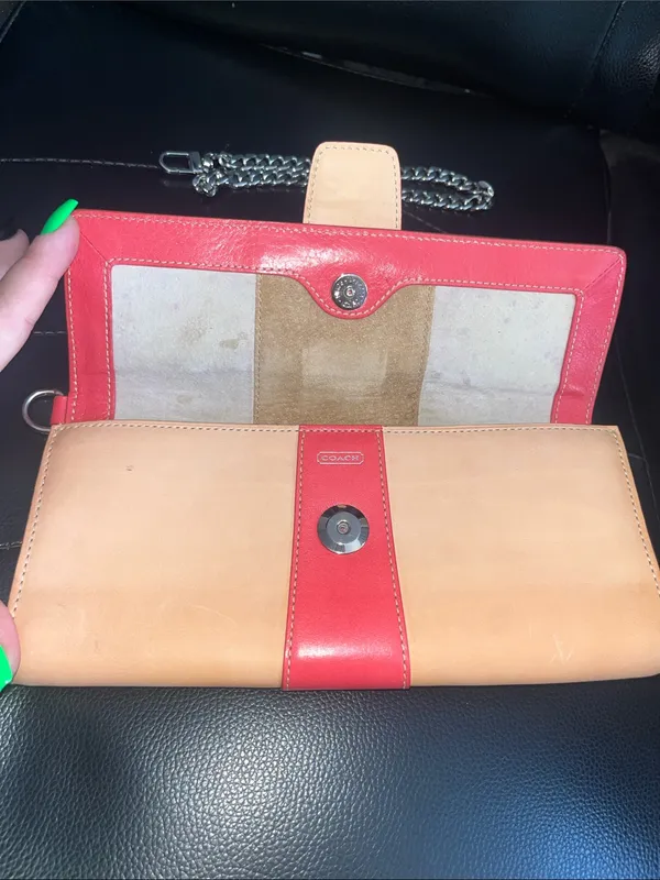 Coach Vintage SoHo Vachetta Leather Large Clutch/Wristlet - Image 5