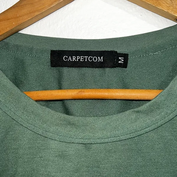 Carpetcom Olive Cropped Tee - Image 4
