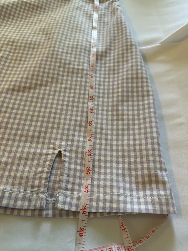 Hollister Dress Size Large Gingham Plaid - Image 4