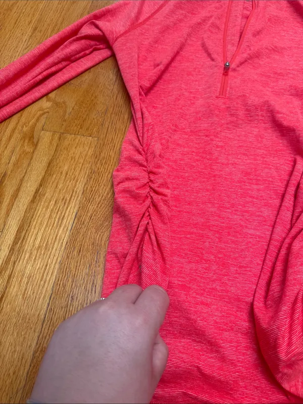 🍎The North Face Women's coral Heather Quarter-Zip Long Sleeve Top - Image 6