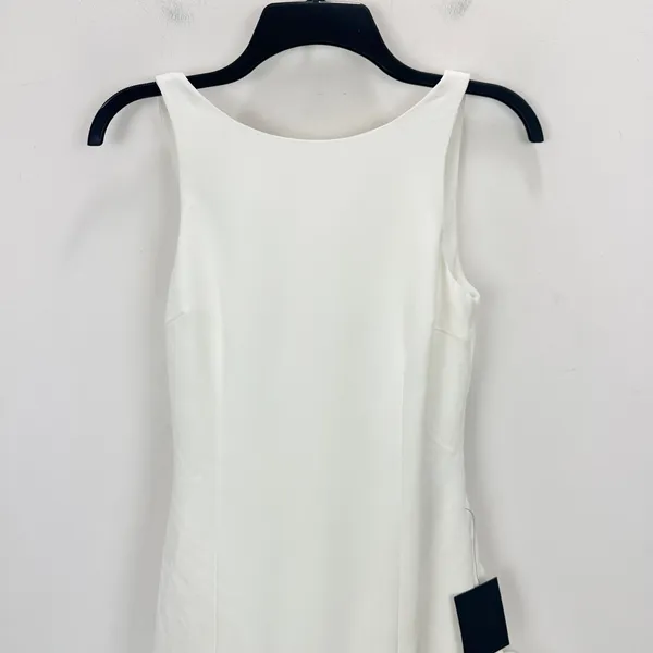 Lulus Superb Aura White Ruffled Drop Waist Mini Dress Bubble Hem Party XS NWT - Image 6