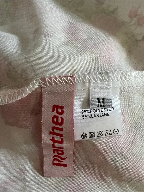 NWOT - M - MARTHEA - Floral Puff-Sleeve Maxi Dress in Blush Pink - Image 8