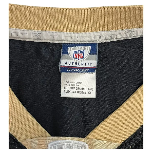 VTG Reggie Bush 25 Jersey Womens Extra Large Black New Orleans Saints NFL 2000s - Image 13