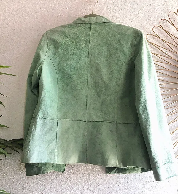 Vintage suedessence 100% genuine leather lightweight suede jacket - Image 6