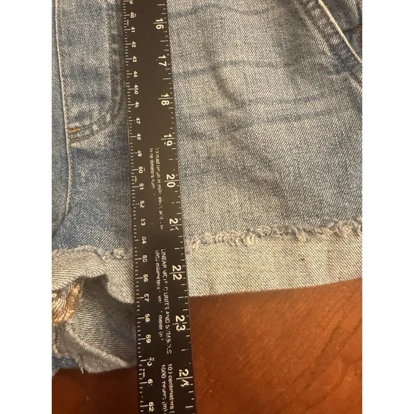 Madewell Adirondack Short Overalls in Dawkins Wash Blue Sz S - Image 7