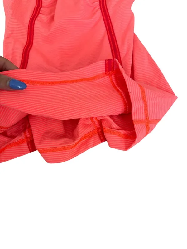 LULULEMON Orange Seamed Workout Tank Top Size US 4 - Image 7