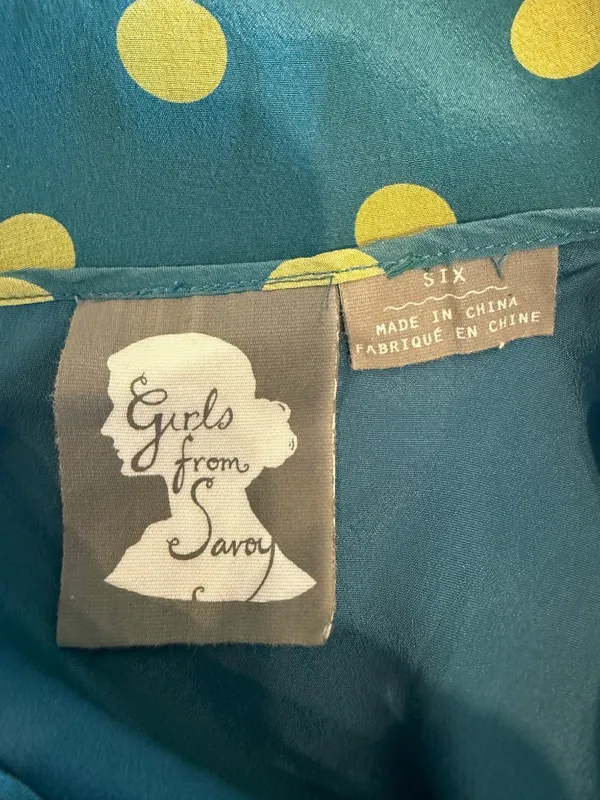 Anthropologie Girls From Savoy Dress Size 6 - Image 11