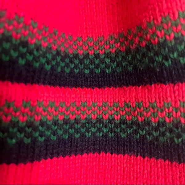 Hi-Line Knits 100% Wool Winter Hat‎ Tassles On Top + Ear Cover Bright Pink - Image 8