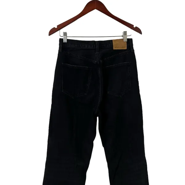 ARITZIA Denim Forum The Bonet High Rise Loose Black Ripped Destroyed Jeans - Image 2