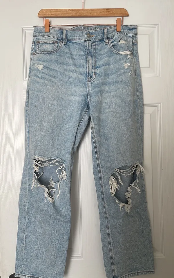 American Eagle super hi rise ankle straight jean - Image 2