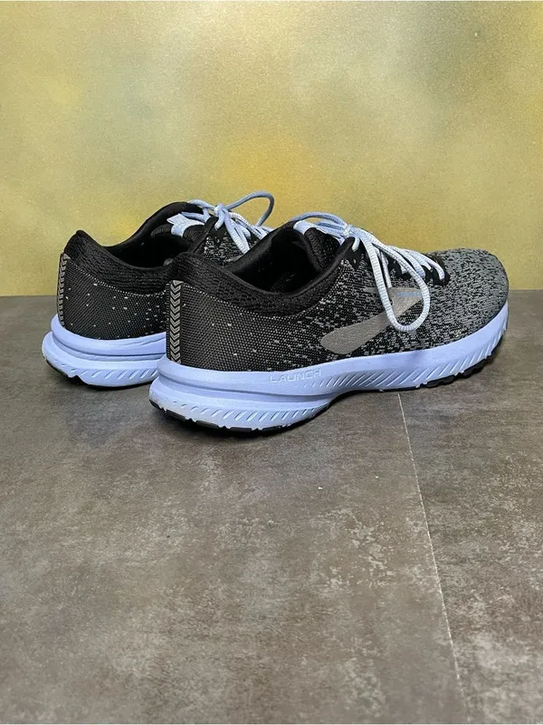 Brooks Launch 6 Women's Black/Gray/Blue Running Shoes Size 9B - Image 10