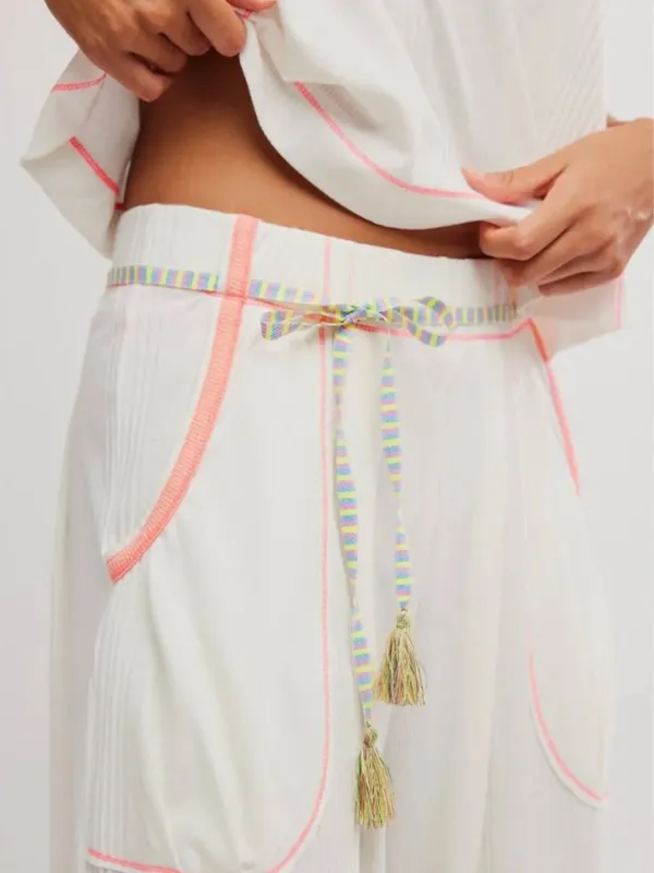 FREE PEOPLE NWT Weekender Lounge Set / Ivory Combo - Image 8