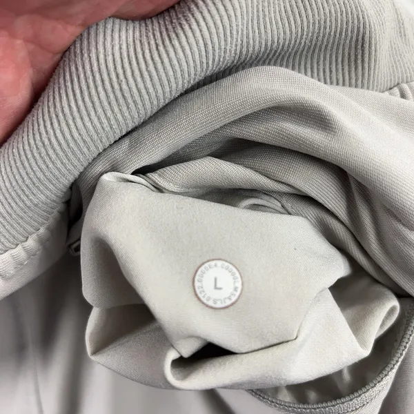 Lululemon Jogger Pants Womens L Gray Drawstring Elastic Waist Travel Pockets - Image 10